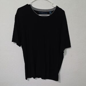 Perry Ellis Black Short Sleeve Tee